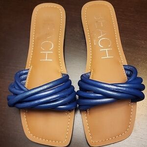 Beach By Matisse Gale Sandal in Blue, Size 8